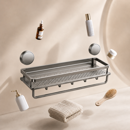 Oravia Shelf Plus™ – Powiększona półka łazienkowa bez wiercenia