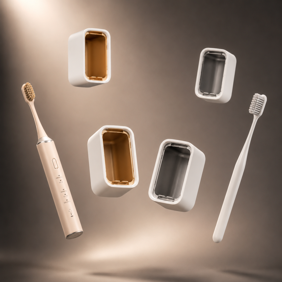 Oravia Care Duo™ – 2 uchwyty ochronne na szczoteczki